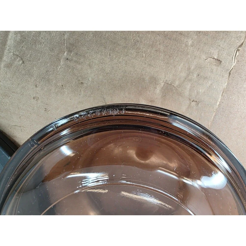 Pyrex Vintage Corning Ware Amber Visions 1 Liter Saucepan Pot With Lid. Made USA